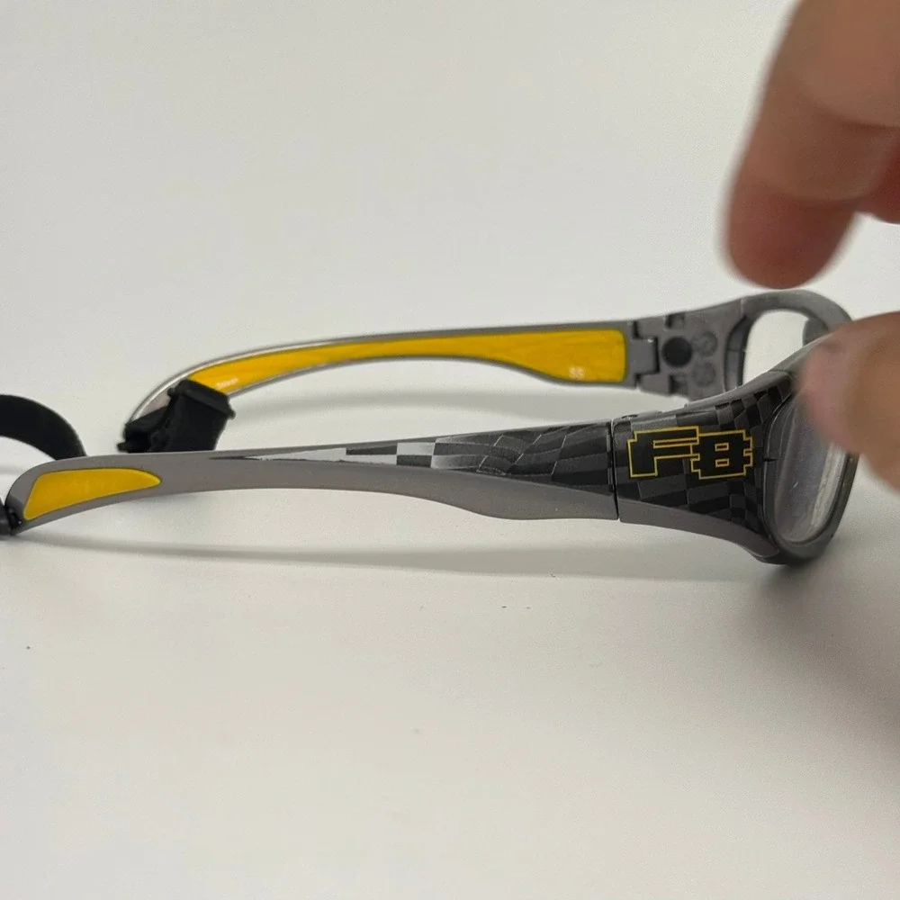 Liberty Sport Morpheus Rec Specs F8 Sports Goggles Grey Yellow 51-17-125 ASTM